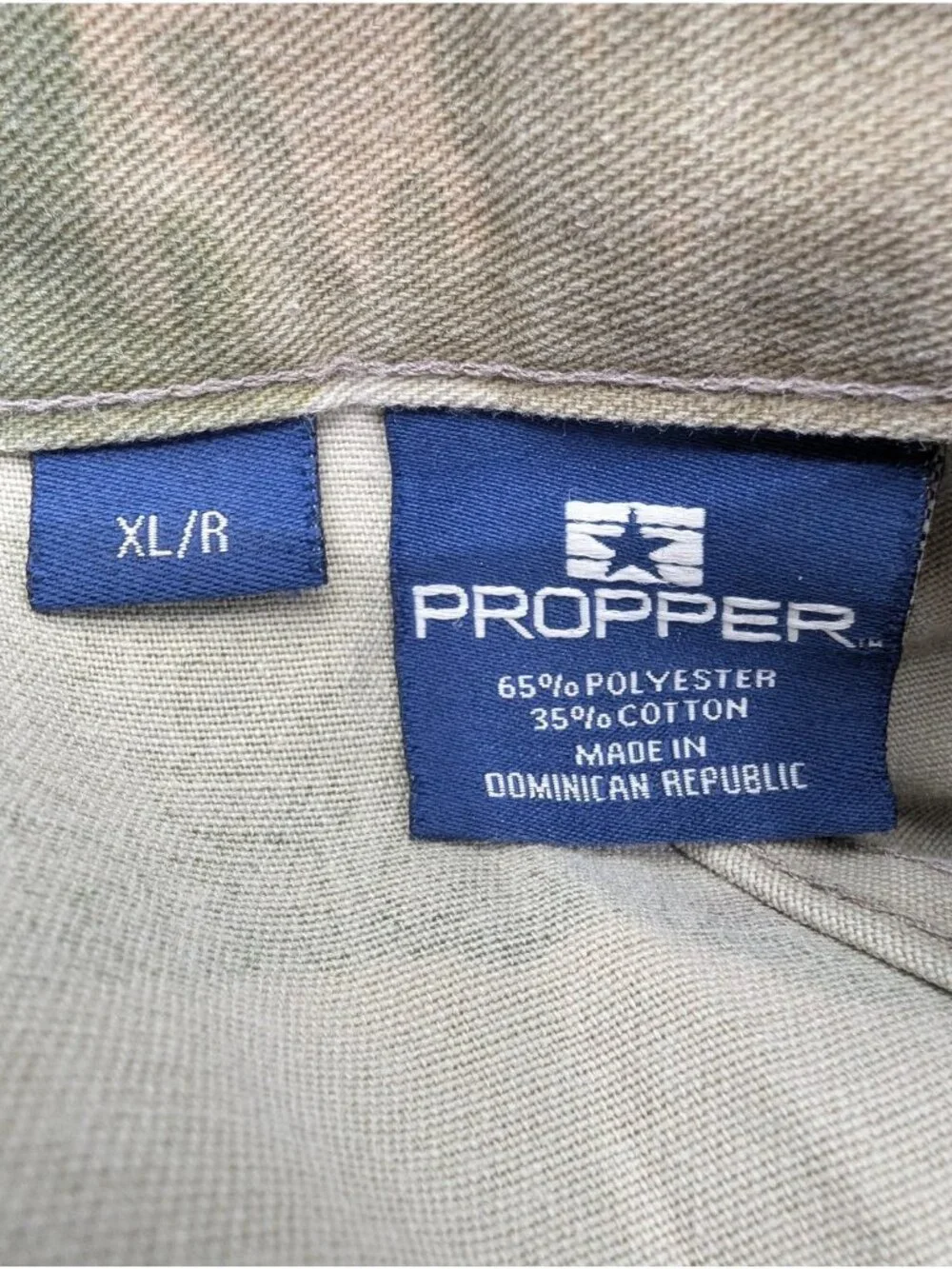 Propper Cargo Pants Mens XL 42x27 Camo Adjustable Waist Tactical Workwear Army